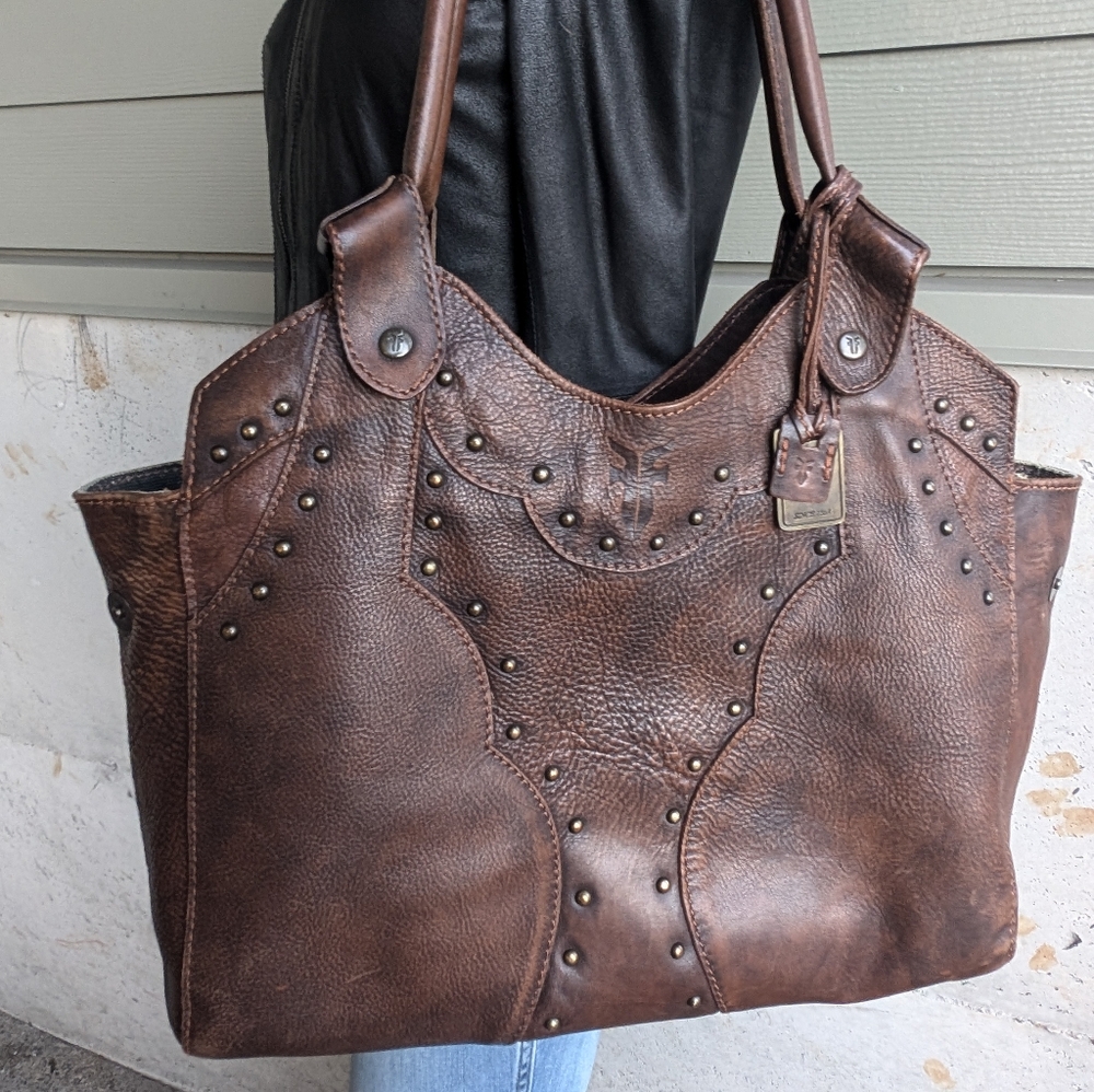 Frye Brown Leather Shoulder Bag